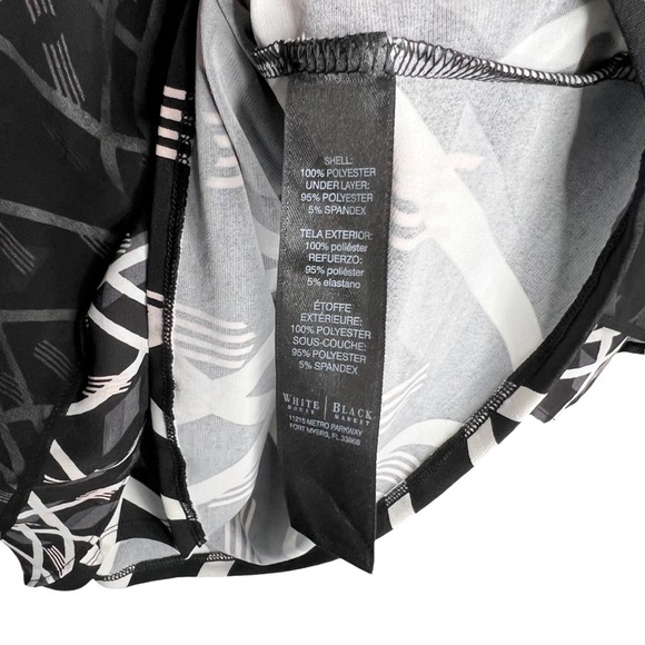 WHBM Layered Split Back V Neck Sleeveless High Low Blouse - Picture 7 of 9